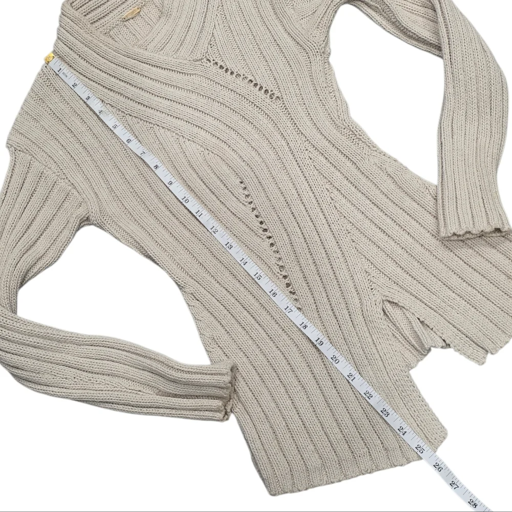 Cult Gaia Women's Noa Cotton Ribbed-knit Sweater‎ S